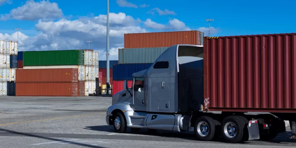 Truck and cargo boxes