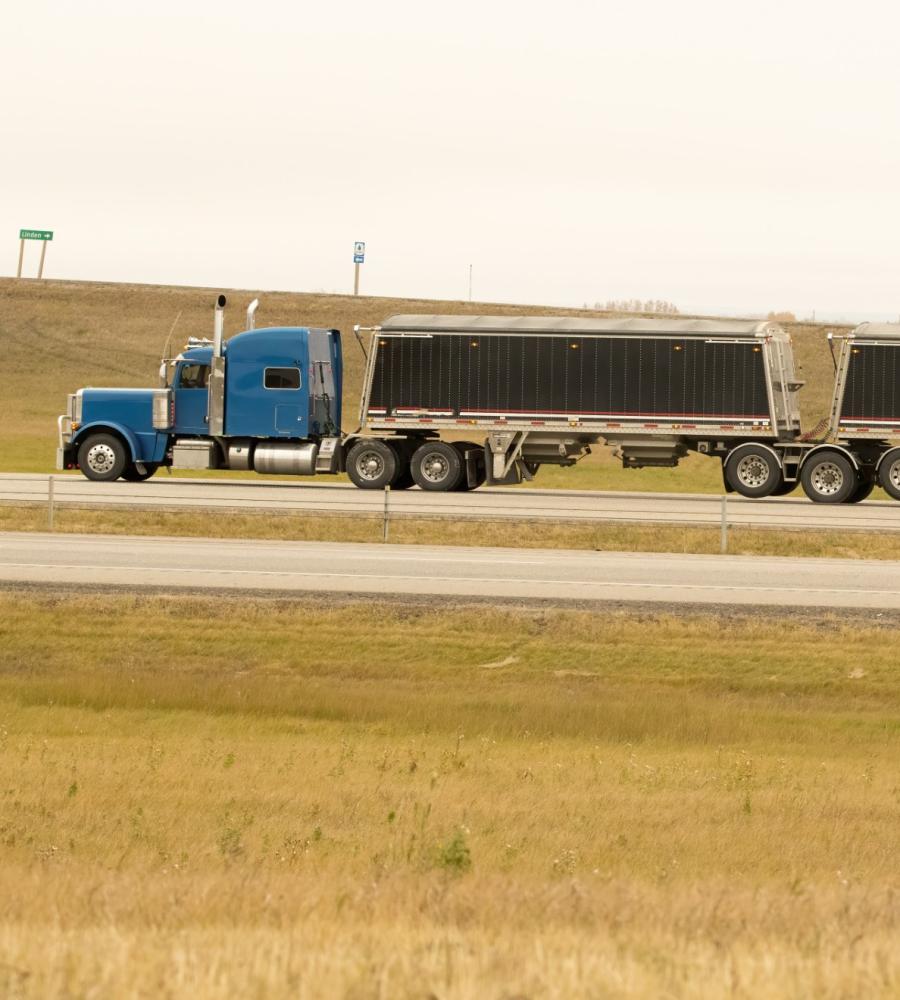 bulk hauling truck